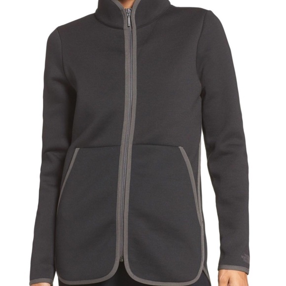 north face knit jacket